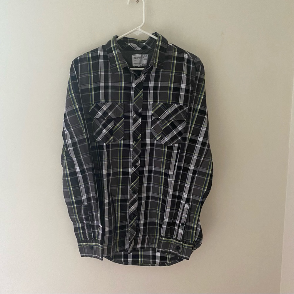 Warp + Weft | Plaid Button Down Shirt